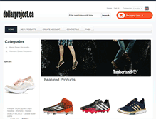 Tablet Screenshot of dollarproject.ca